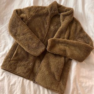 Uniqlo brown sherpa fleece (S)